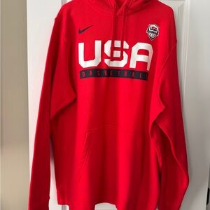 Nike Men’s Red USA Basketball Hoodie